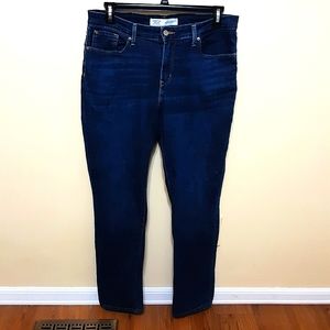 SIGNATURE LEVI STRAUSS Female Mid Rise Jeans Size16 M